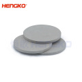 Disco de filtro de acero inoxidable personalizado fácil de limpiar para procesos químicos y petroquímicos